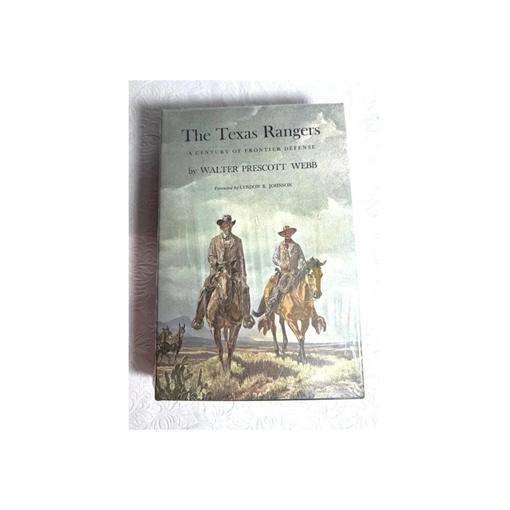 The Texas Rangers Walter by Prescott Webb Vintage Hardcover Shrink Wrapped Mint‎